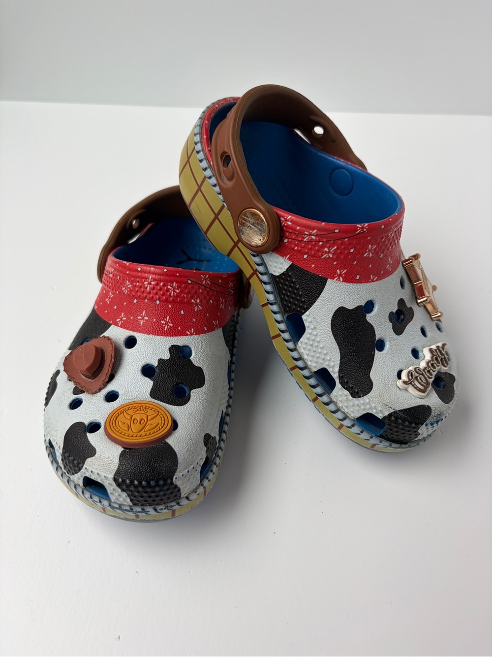Crocs Toy Story Woody Andy Toddler C9 - Picture 1 of 8